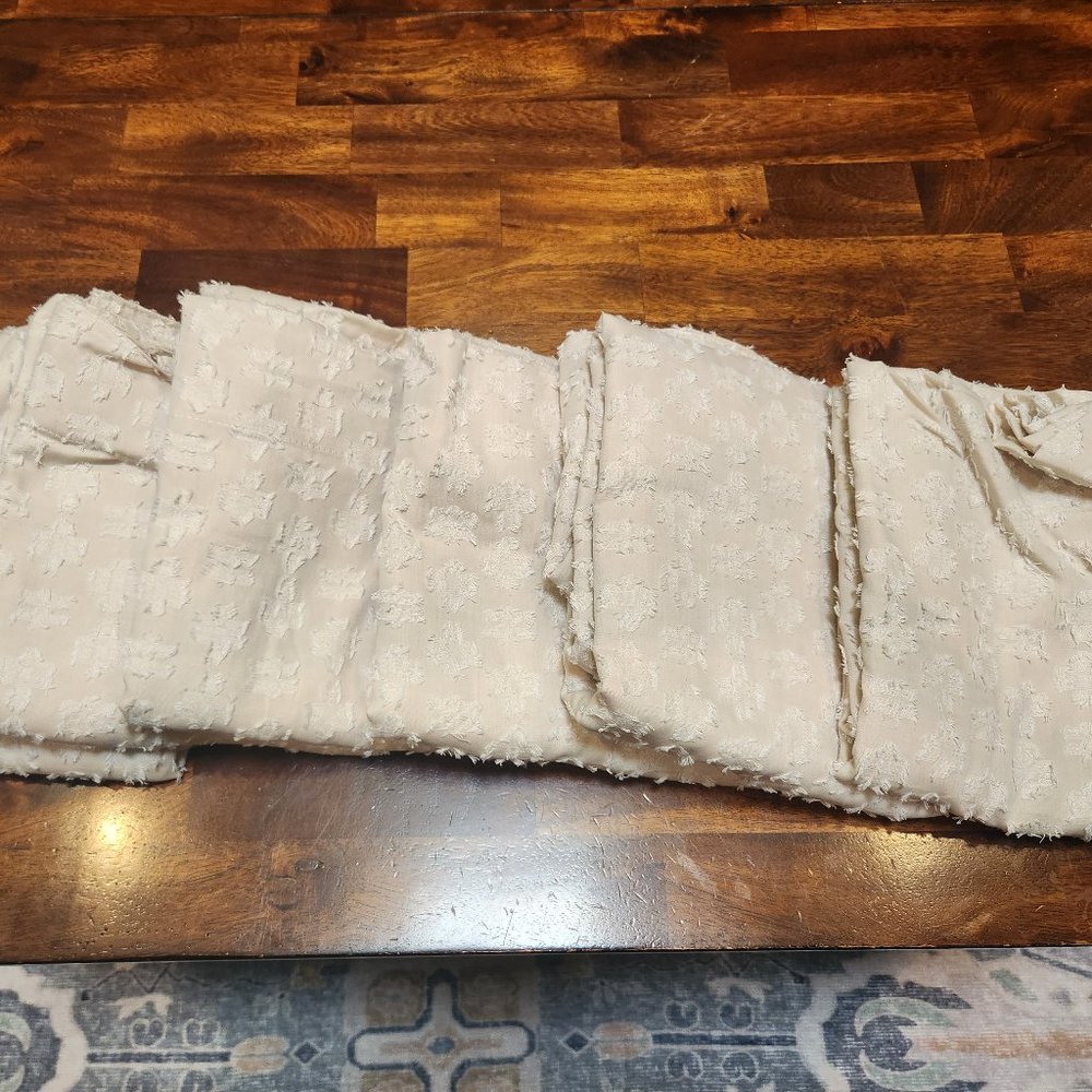 Cotton Curtains (Set of 6)